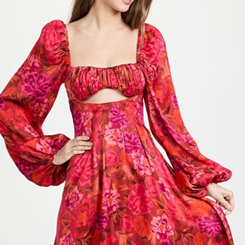 For Love and Lemons Nikki Midi Dress